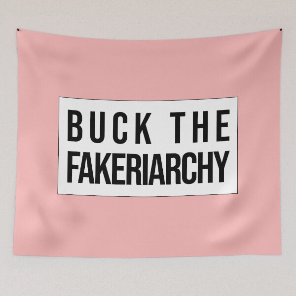 Item preview, Maddie's Buck the Fakeriarchy Sticker - Pink Background designed and sold by AlyssaAdamz.