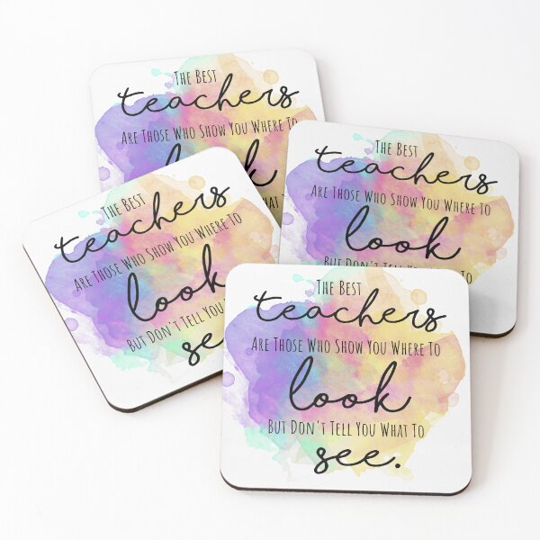 Item preview, The best teachers are those who show you where to look but don't tell you what to see designed and sold by della95.