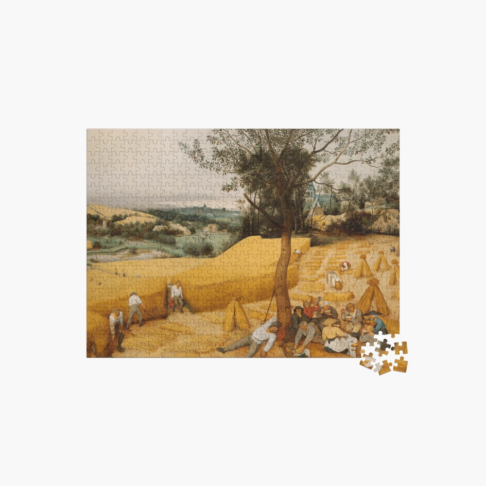 The Tower Of Babel 500 Piece Jigsaw Puzzle - Premium Quality, Made In USA, Art By Bruegel - View #6