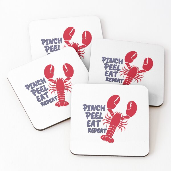 Item preview, Cajun Crawfish Boil Pinch Peel Eat Repeat  designed and sold by The Junto Shop.