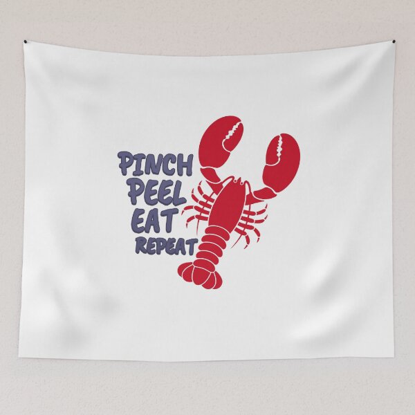 Item preview, Cajun Crawfish Boil Pinch Peel Eat Repeat  designed and sold by The Junto Shop.