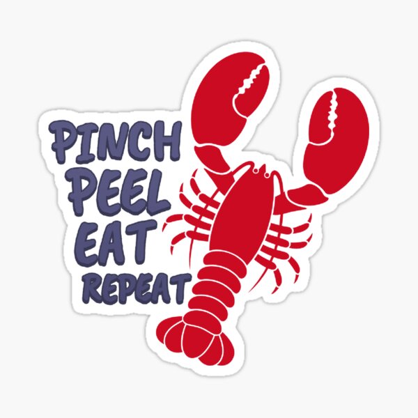 Item preview, Cajun Crawfish Boil Pinch Peel Eat Repeat  designed and sold by The Junto Shop.
