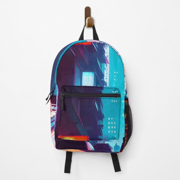 Item preview, Cyberpunk Tokyo City Digital Painting │ Digital Painting designed and sold by luisalfonso1989.