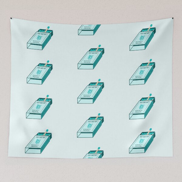 Item preview, Aqua Matches Box designed and sold by brookiecookie37.