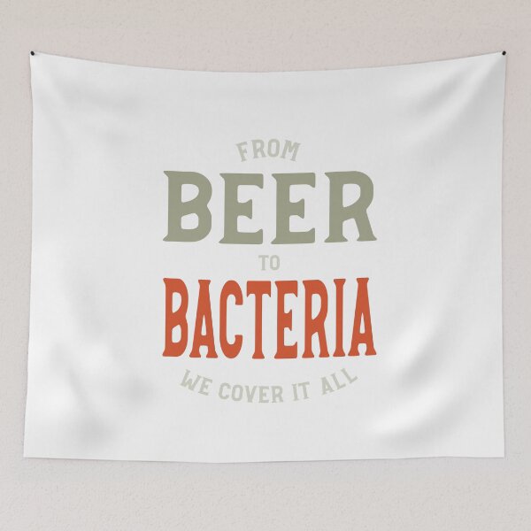 Item preview, Microbiology From Beer to Bacteria designed and sold by whyitsme.
