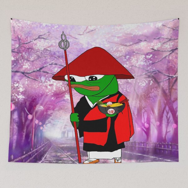 Item preview, Rare Pepe Samurai designed and sold by Slav-Art.