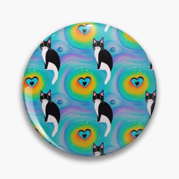 Item preview, With its unique blend of abstract and figurative elements, this tuxedo cat print is a true work of art that is sure to spark joy and admiration in anyone who sees it designed and sold by BrendaDesigner.