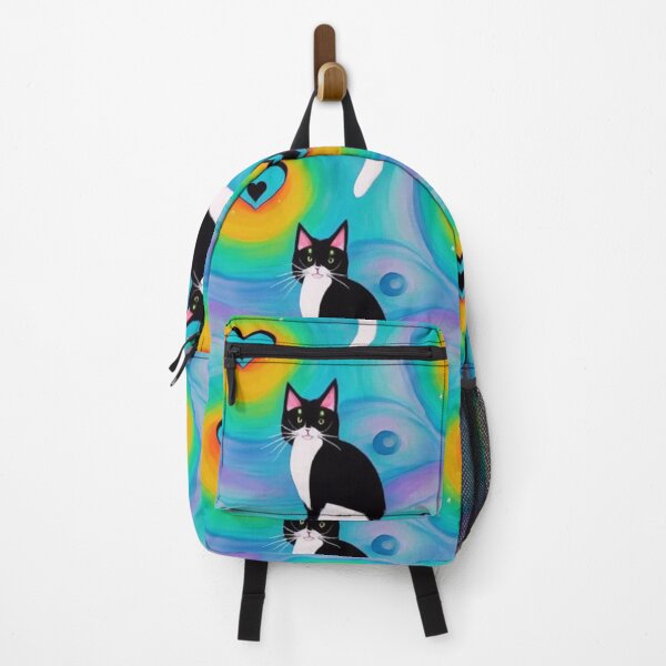 Item preview, With its unique blend of abstract and figurative elements, this tuxedo cat print is a true work of art that is sure to spark joy and admiration in anyone who sees it designed and sold by BrendaDesigner.