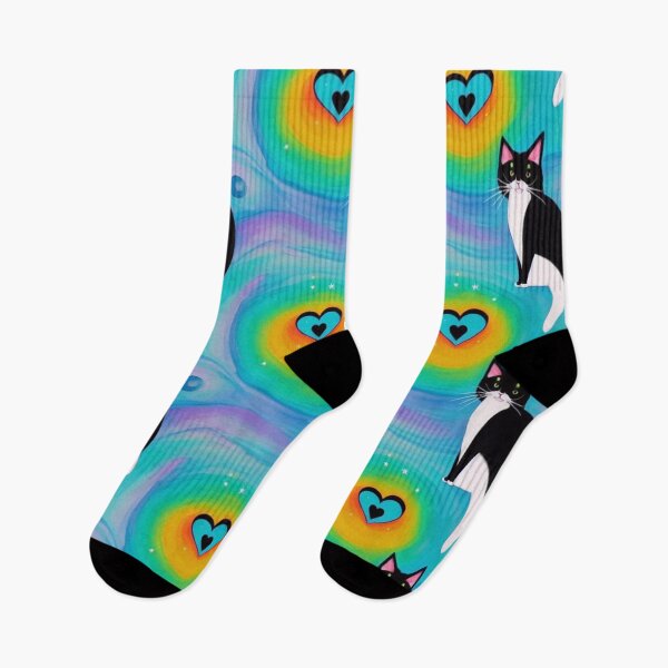 Item preview, With its unique blend of abstract and figurative elements, this tuxedo cat print is a true work of art that is sure to spark joy and admiration in anyone who sees it designed and sold by BrendaDesigner.