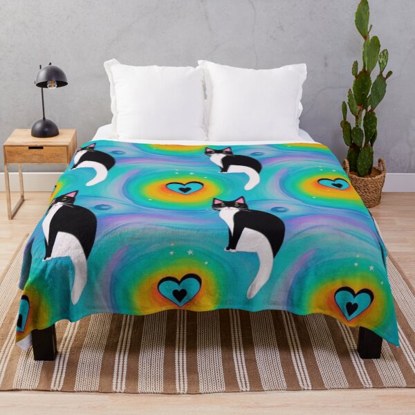 Item preview, With its unique blend of abstract and figurative elements, this tuxedo cat print is a true work of art that is sure to spark joy and admiration in anyone who sees it designed and sold by BrendaDesigner.