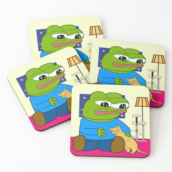 Item preview, Pepe With Cat designed and sold by Slav-Art.