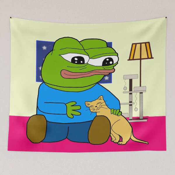 Item preview, Pepe With Cat designed and sold by Slav-Art.
