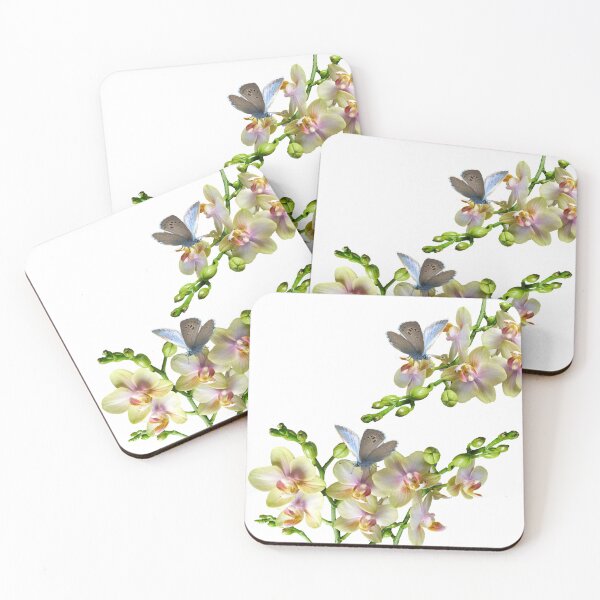Item preview, Orchid With Butterfly designed and sold by DamarisArtDecor.
