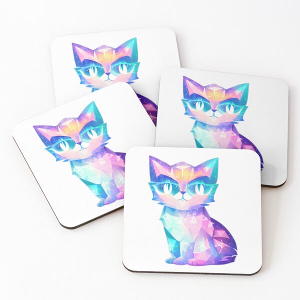 Item preview, Arctic Galaxy Space Cat #2 designed and sold by EdeniaArtStudio.