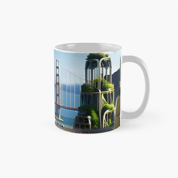 Item preview, Futuristic San Francisco designed and sold by PiaMedeaDigital.