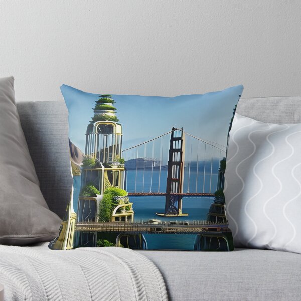 Item preview, Futuristic San Francisco designed and sold by PiaMedeaDigital.