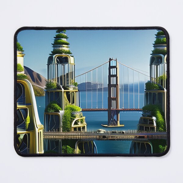 Item preview, Futuristic San Francisco designed and sold by PiaMedeaDigital.