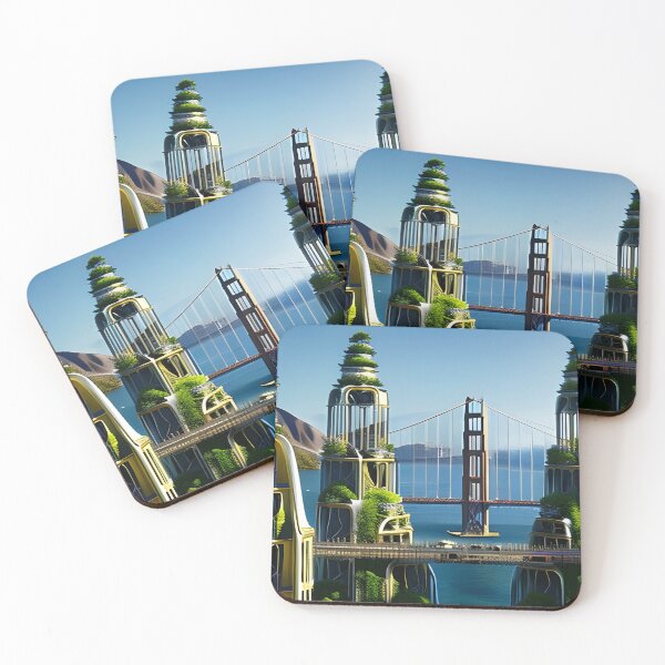 Item preview, Futuristic San Francisco designed and sold by PiaMedeaDigital.