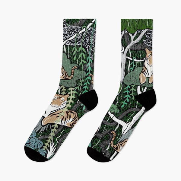 Item preview, Jungle Tiger Landscape Pattern  designed and sold by MarcSabuncu.