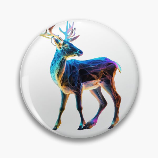 Item preview, Colourful and Beautiful Deer   designed and sold by GloriousArtSKD.