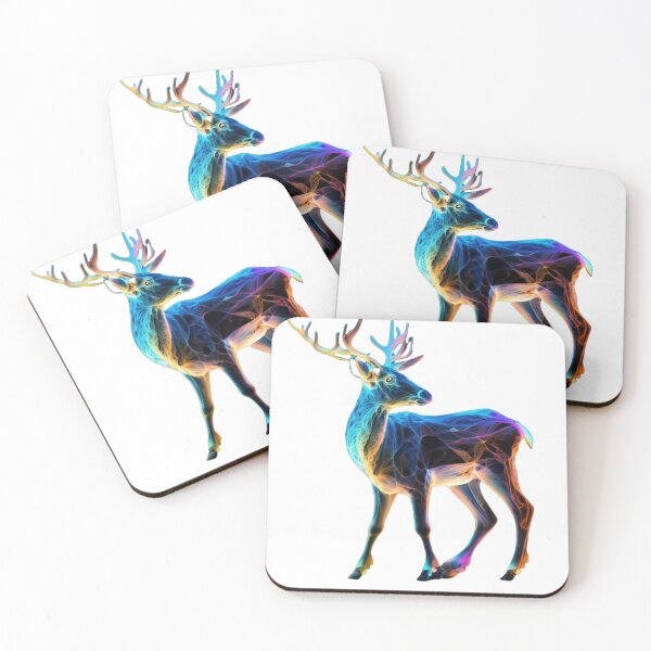 Item preview, Colourful and Beautiful Deer   designed and sold by GloriousArtSKD.