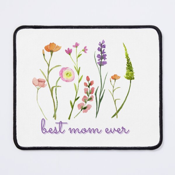Artikelvorschau, Muttertagsgeschenk, Blumenmuster, beste Mutter, perfektes Muttertagsgeschenk, Wildblume entworfen und verkauft von famington.