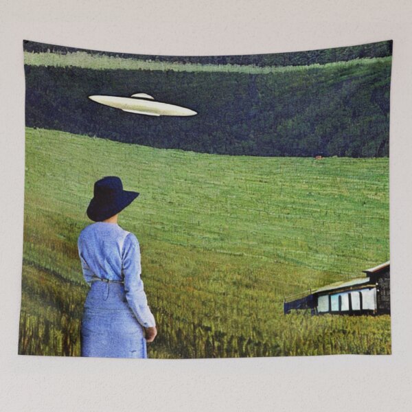 Item preview, Christina’s UFO | retro aesthetic  designed and sold by spinolator.
