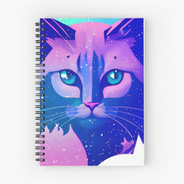 Item preview, Arctic Galaxy Space Cat #3 designed and sold by EdeniaArtStudio.