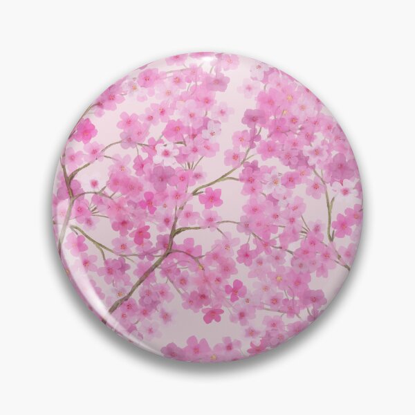 Item preview, Cherry Blossoms Beautiful Pink Flowers Pattern designed and sold by CheriesArt.