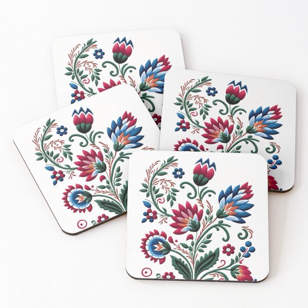 Item preview, Colorful Portuguese Style Folk Embroidery Pattern designed and sold by Orianah.