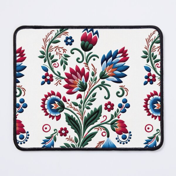 Item preview, Colorful Portuguese Style Folk Embroidery Pattern designed and sold by Orianah.