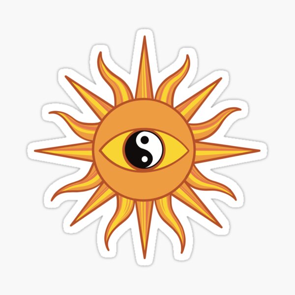 Peace of Sun Sticker