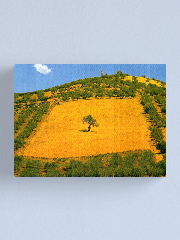 Alternate view of Squared tree Canvas Print
