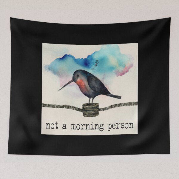 Item preview, Not a morning person designed and sold by The Snarky  Psychologist.