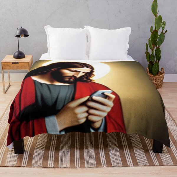 Item preview, Jesus, checking on followers designed and sold by EncodedShirts.