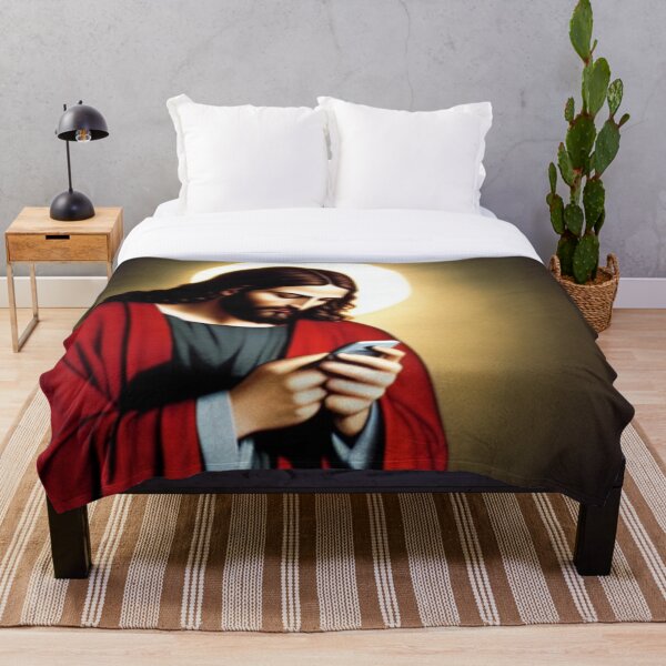 Item preview, Jesus, checking on followers designed and sold by EncodedShirts.