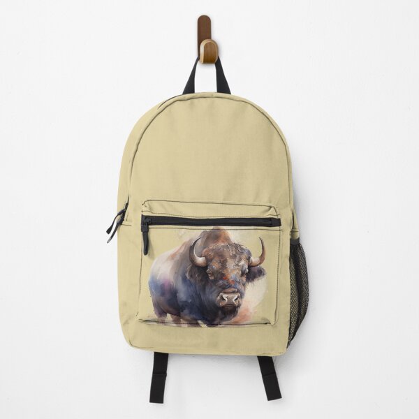 Item preview, buffalo watercolor designed and sold by Paninato.