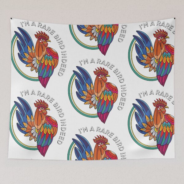 Item preview, I Am A Rare Breed Indeed Bantam Chicken Design designed and sold by designsmostfowl.