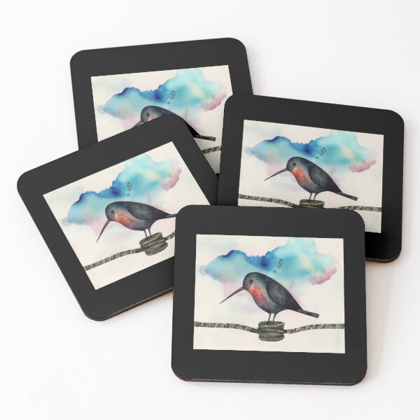 Item preview, Bird, pen and watercolor  designed and sold by The Snarky  Psychologist.