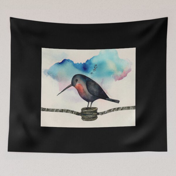 Item preview, Bird, pen and watercolor  designed and sold by The Snarky  Psychologist.