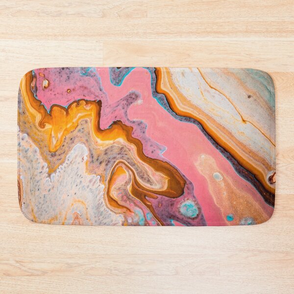 Item preview, Caramel Swirls 5  - Original Fluid Acrylic Abstract Painting designed and sold by lumino-one.