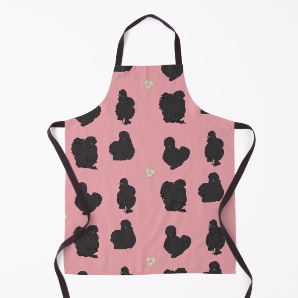 Item preview, Black Silkie Chicken Pattern Pink designed and sold by Ashley Gagnon.