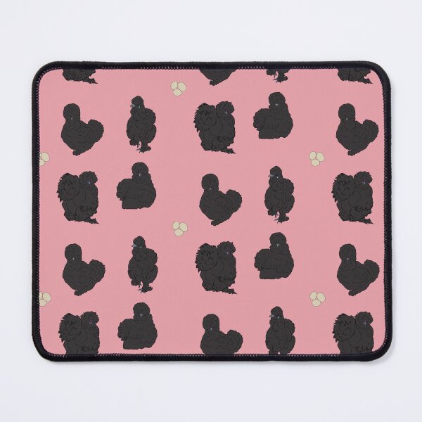 Item preview, Black Silkie Chicken Pattern Pink designed and sold by Ashley Gagnon.
