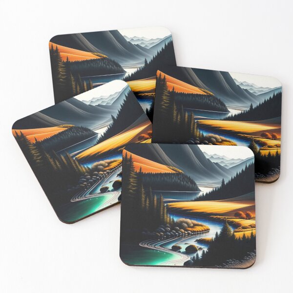 Item preview, A futuristic landscape captures the attention and imagination of anyone. designed and sold by BrendaDesigner.