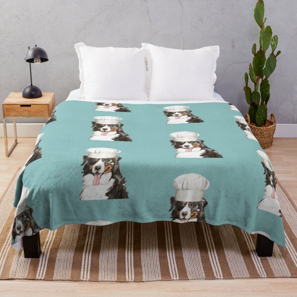 Item preview, Bernese Mountain Dog with Chef Hat designed and sold by beastieboutique.