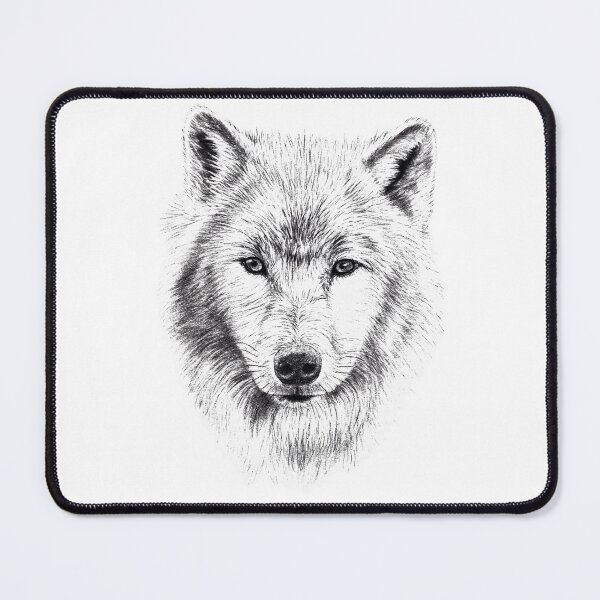 Aperçu de l'œuvre Portrait loup en transparence créée et vendue par SylvieG18.