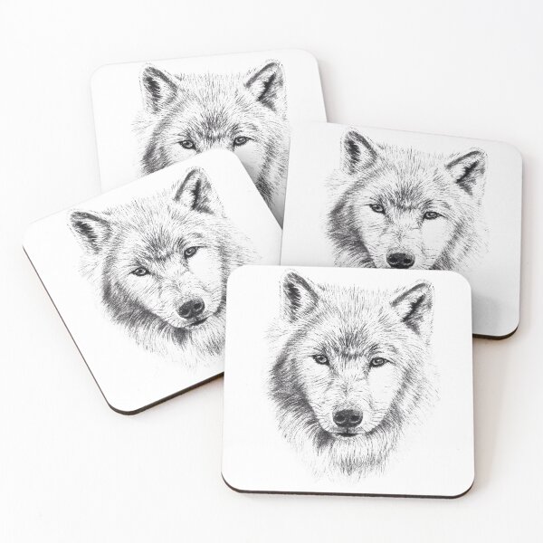 Artikelvorschau, Wolfsporträt in Transparenz entworfen und verkauft von SylvieG18.