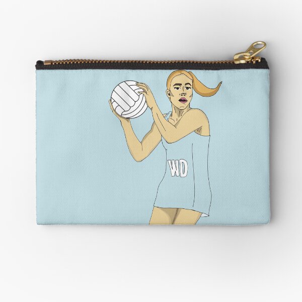 Wing Defence LIGHT BLUE Zipper Pouch