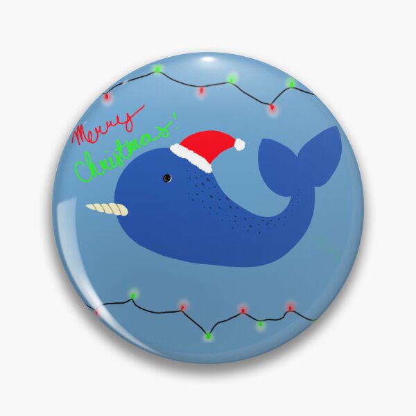 Item preview, Christmas Narwhal designed and sold by Socks83.