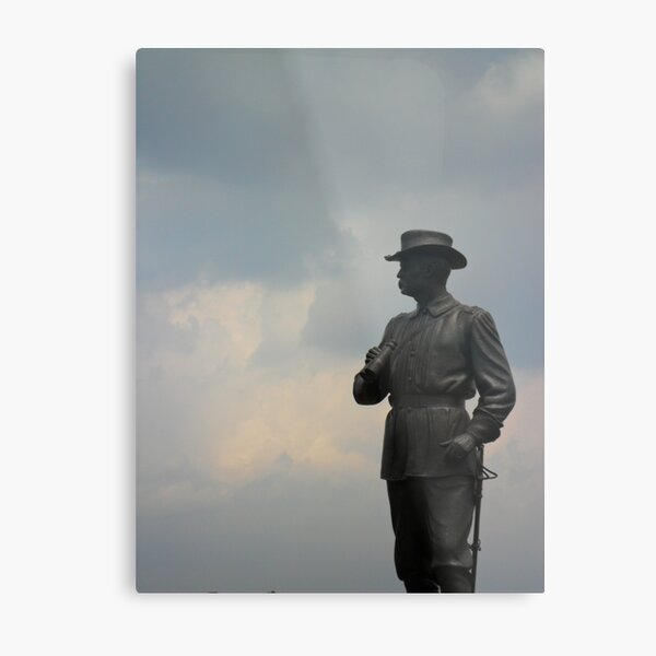 General John Buford Statue Metal Print
